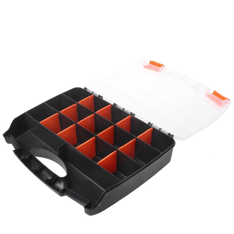 Plastic Carry Tool Storage Case Spanner Schroevendraaier Onderdelen Hardware Organizer Box 964E