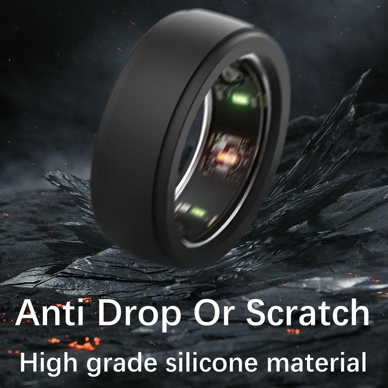 Silicone Shockproof Ring Protector, Capa protetora anti-risco, Anti Drop ForOura Gen 3 Protector
