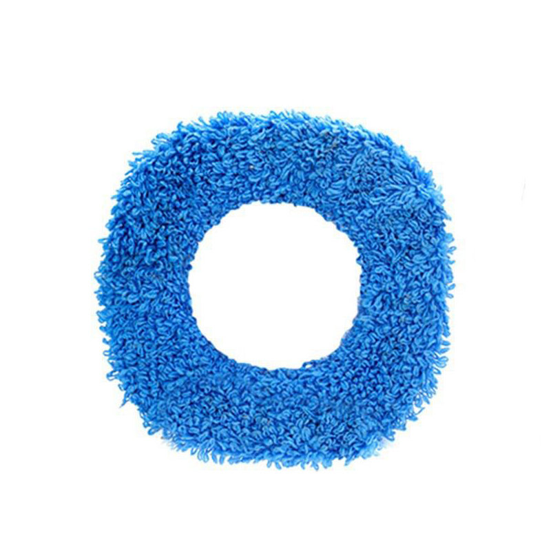 Pel sekali pakai, dapat dicuci tahan lama penggantian bantalan Microfiber kain pel tekan debu untuk penyedot debu kering dan basah, biru