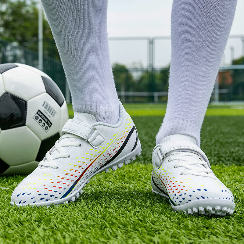 Zapatos de fútbol Messi para niños, botas de fútbol, entrenamiento de Futsal, zapatillas deportivas de la sociedad, zapatos Unisex, ofertas al por mayor