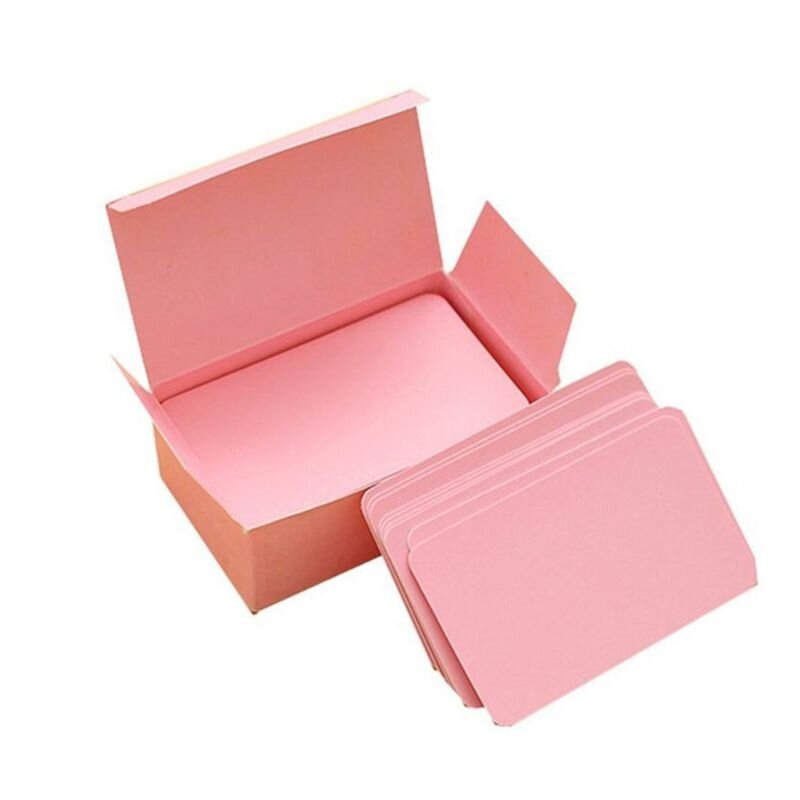 100 PCS Small Mini Business Cards Blank Name Note Cardboard Gift Word Cards for Business Gift Tag DIY Education Cards