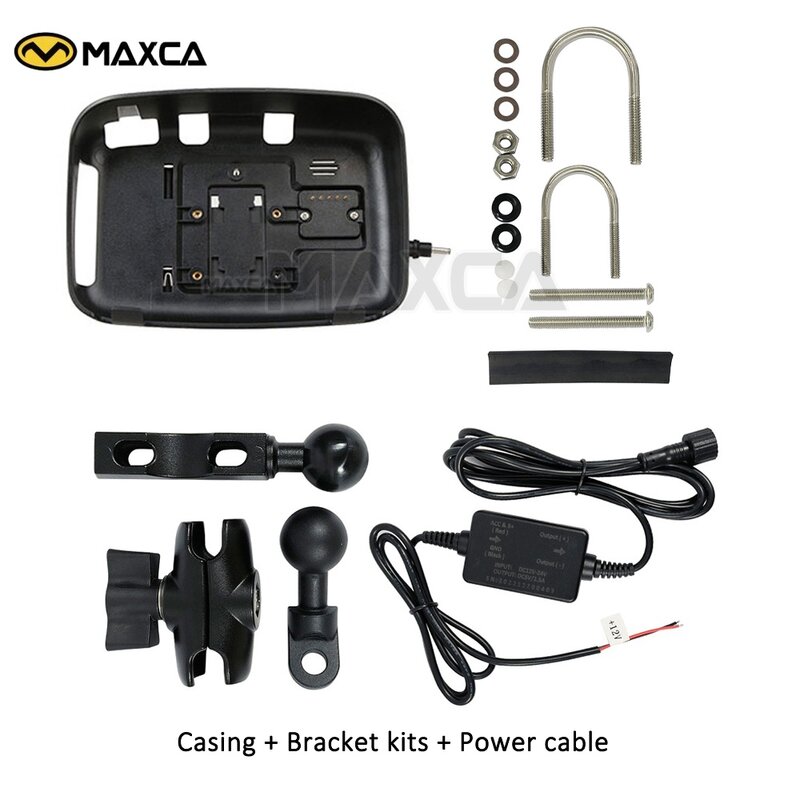 Fabriek Oorsprong Volledige Installatie Kits Voor Maxca C5 Pro Gps Navigatie Motocycle Xpaly Scherm
