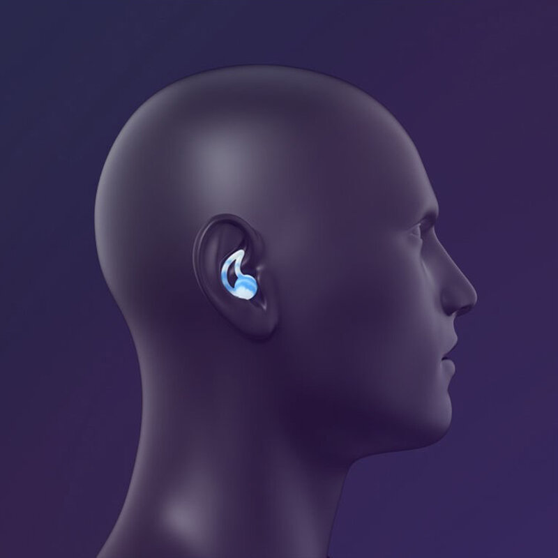 1 쌍 방수 다이빙 수상 스포츠 수영 귀 플러그 컬렉션 상자 실리콘 잠자는 소음 증거 귀마개