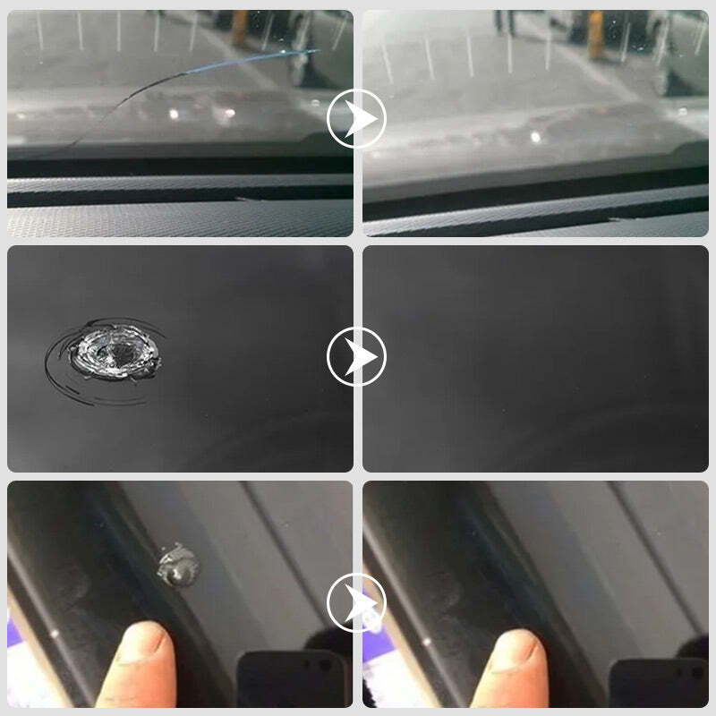 Lem reparasi retakan kaca mobil, Aksesori Mobil, lem reparasi goresan dan retakan kaca jendela mobil