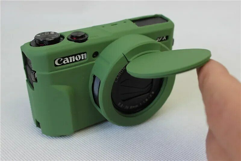 Schöne Kamera Video Tasche Für Canon G7XII G7X II G7X mark 3 G7X III G5X II Silikon Fall Gummi Kamera fall Schutzhülle Haut