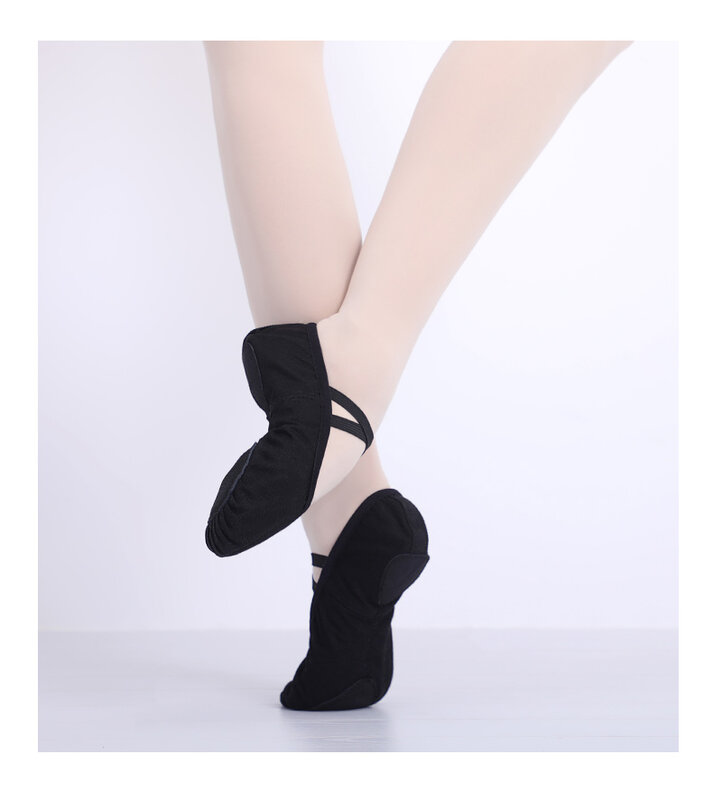 Sapatos de dança bailarina de alta qualidade para meninas, Chinelos Pointe para crianças, Sapato de prática, 6 cores