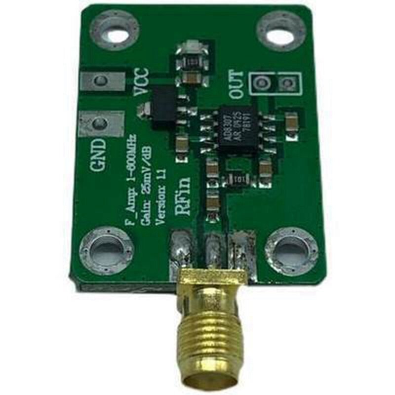 2X AD8307 RF Power Meter detektor logaritmik deteksi daya 1-600Mhz RF detektor pengukur daya