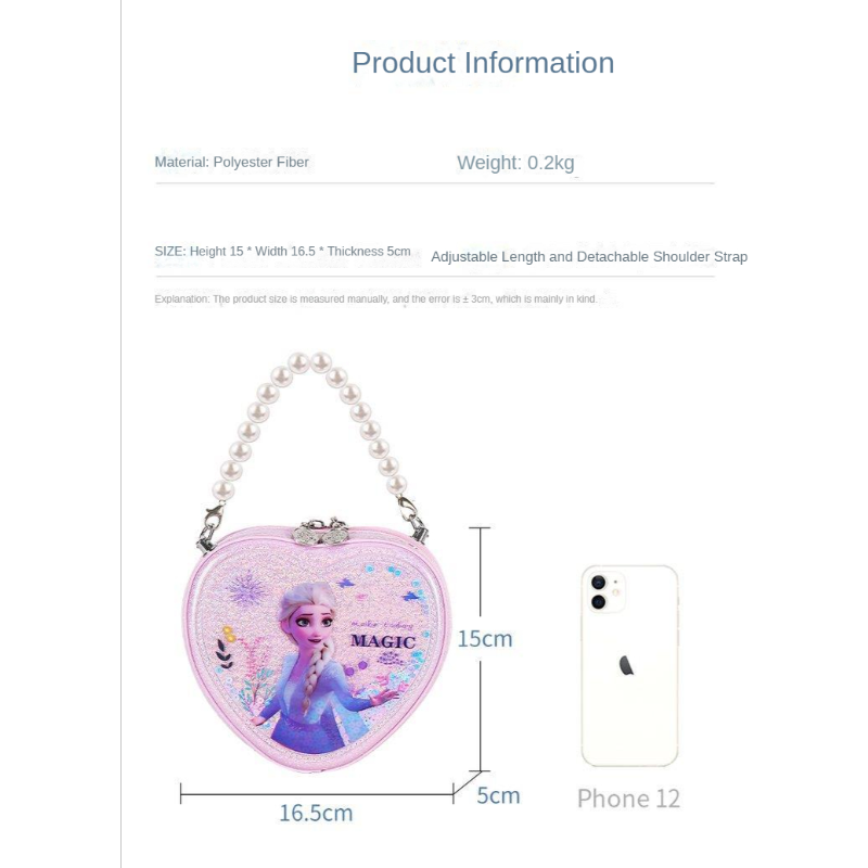 Disney Gefrorene Schulter Tasche für Mädchen kinder Wasserdicht Niedlichen Cartoon Prinzessin Elsa Crossbody-tasche Geldbörse Handtaschen Geburtstag Geschenk