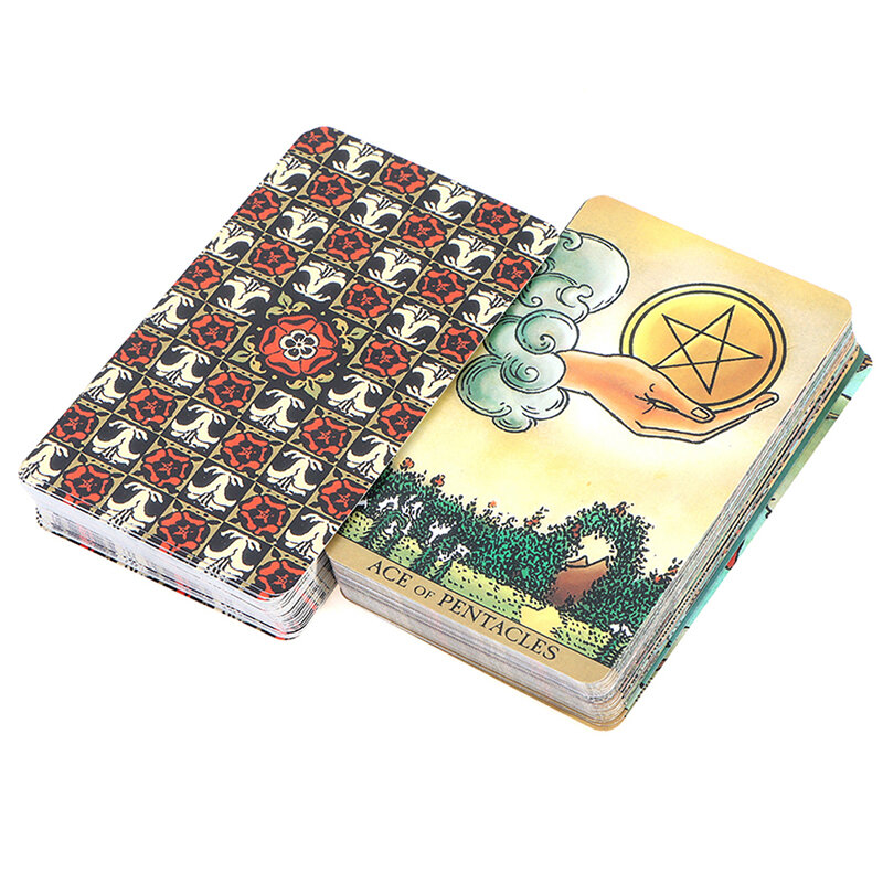 Promienne karty tarota mądrego ducha angielska gra planszowa wróżenie przewiduje gry