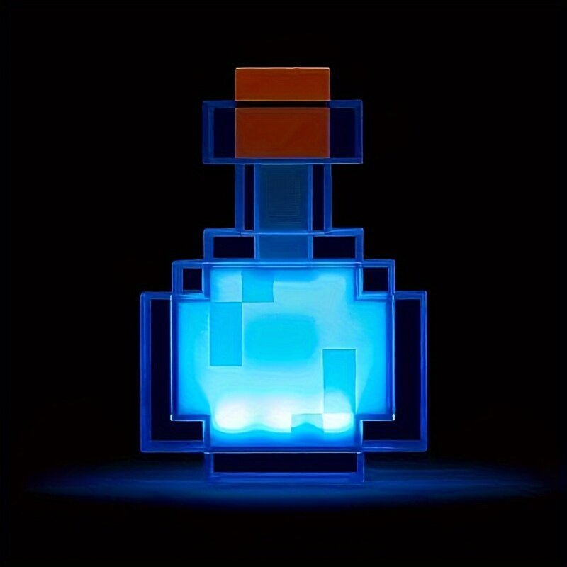 Lámpara RGB colorida para botella de farmacia, recargable por USB, decoración de dibujos animados novedosos, luz nocturna para dormir y Stu, 1 unidad
