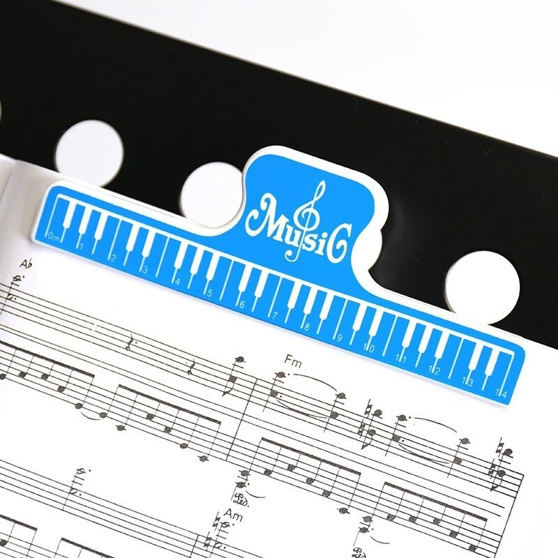 1 Stuks Kleurrijke Plastic Muziek Score Vaste Clips Kantoorboek Papier Houder Voor Gitaarviool Pianist Multifunctionele Clip