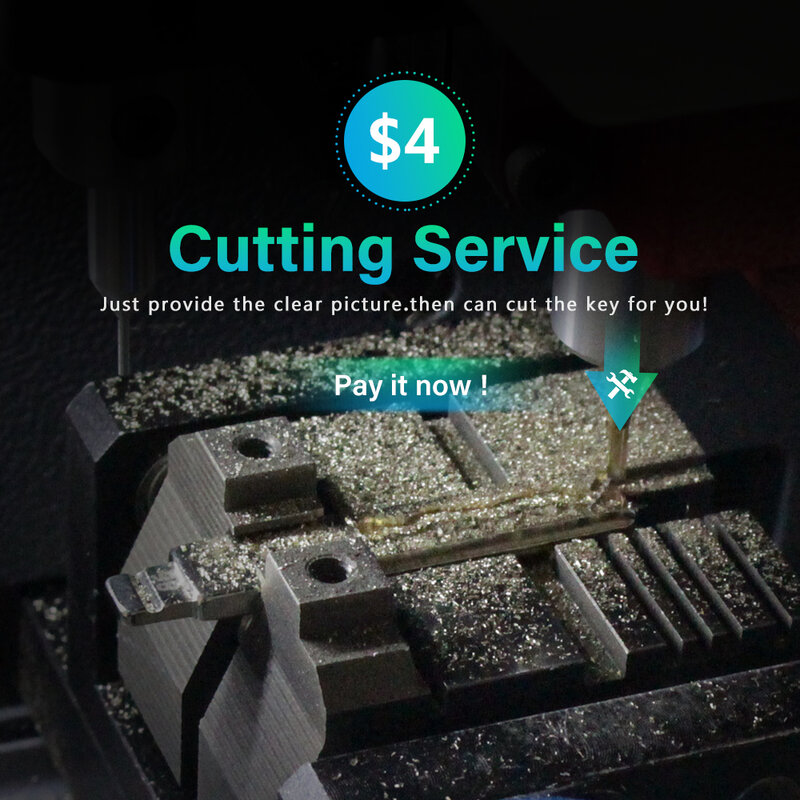 Keyyou Remote Car Key Shell Case Fob Extra Vergoeding Voor Cnc Cutting Cut Blade Service Dropship