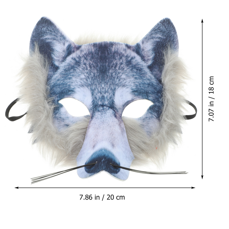 Creative Masquerade Mask Scary Wolf Mask Cosplay Prop Halloween Party Supply