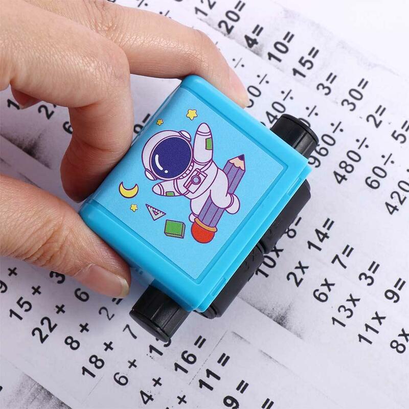 Within 100 Multiplication Student Stationery Arithmetic Stamp Math Calculate Number Rolling Stamp Math Practice Roller
