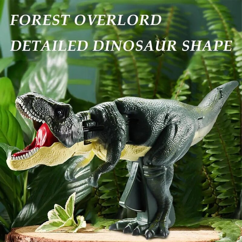 Modelo de dinosaurio de simulación de Mundo Jurásico para niños, juguete interactivo de mordedura novedoso, Tiranosaurio Rex oscilante, regalo para niños