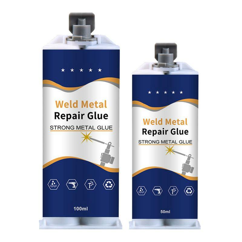 Metal Glue All-Purpose AB Repair Glue Adhesive Instant Glue Quick Dry Casting Repair Glue For Metal Repair