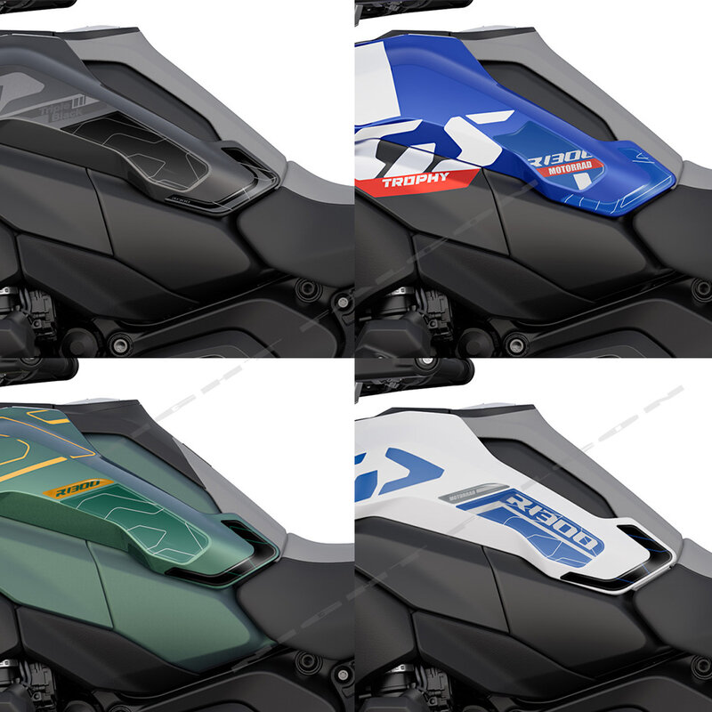 For BMW R 1300 GS R1300GS 2023-2024 GS 1300 Motorcycle Parts 3D Epoxy Resin Stickers Side Tank Pad Protection Sticker Kit