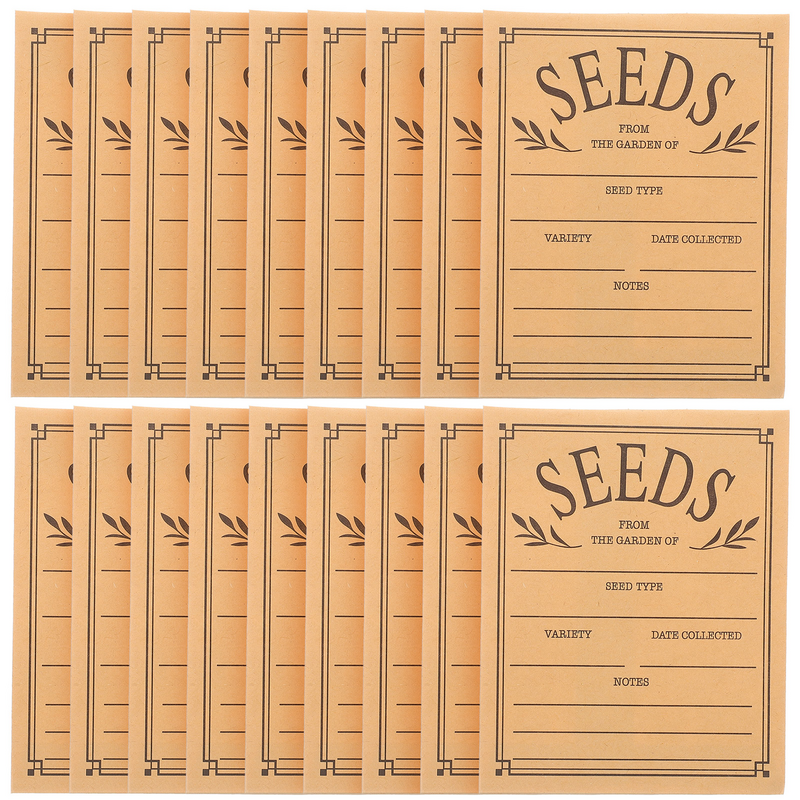 50 шт., бумажные пакеты для запечатывания семян