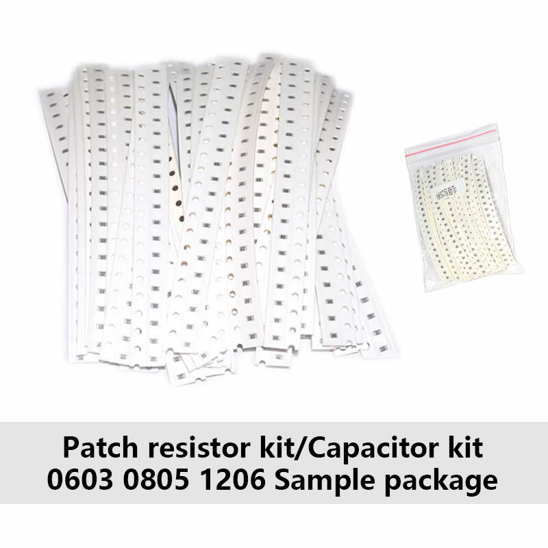 0603 0805 1206 paket kapasitor resistor paket 1% koleksi sampel 5%