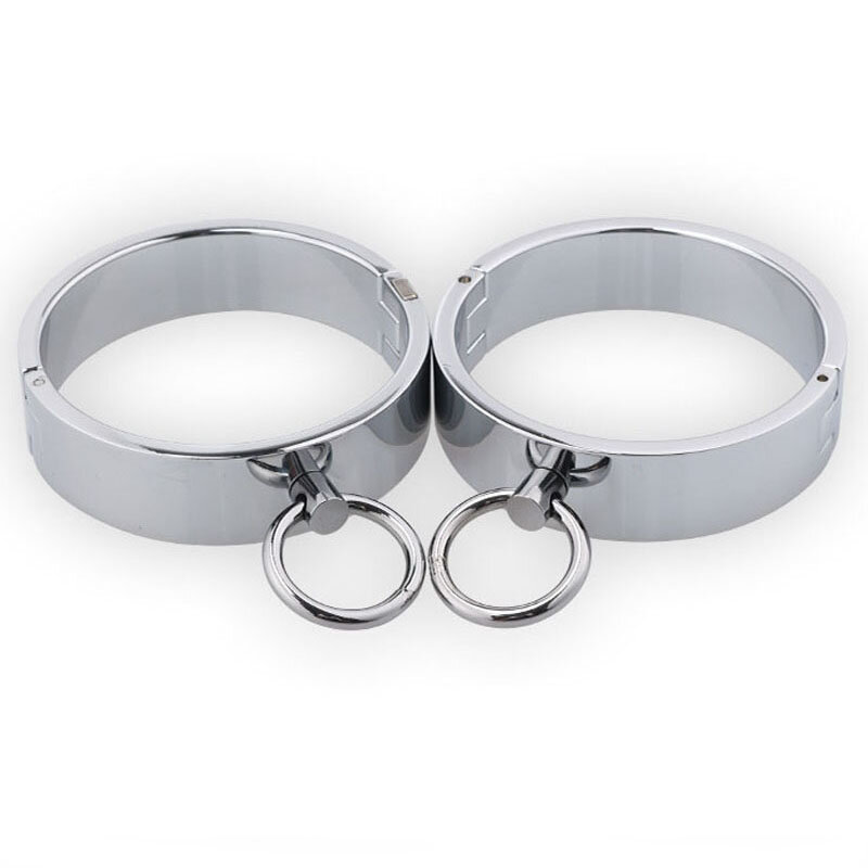 Metalen Enkelboeien Ring Enkelband Speeltjes Voor Vrouw Mannen Been Bondage Footcuffs Slave Bdsm Fetish Volwassen Games Hoofdsteunen Sex gereedschap
