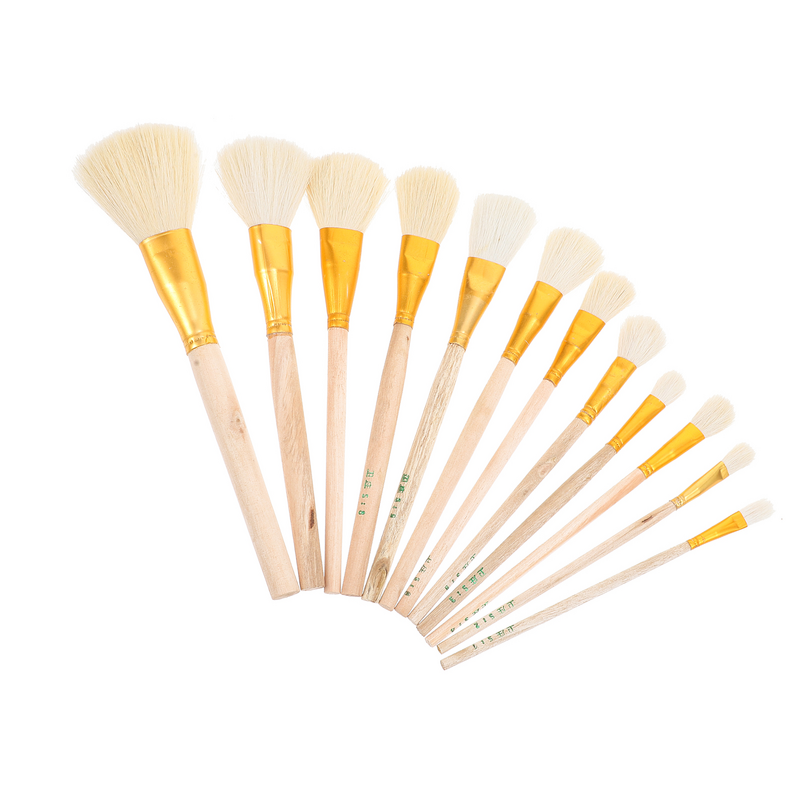 Paint Pen Wool Brush Gilding Painting for Paint Brushes For Kids with Wood Handle Goat Supplies Bristle
