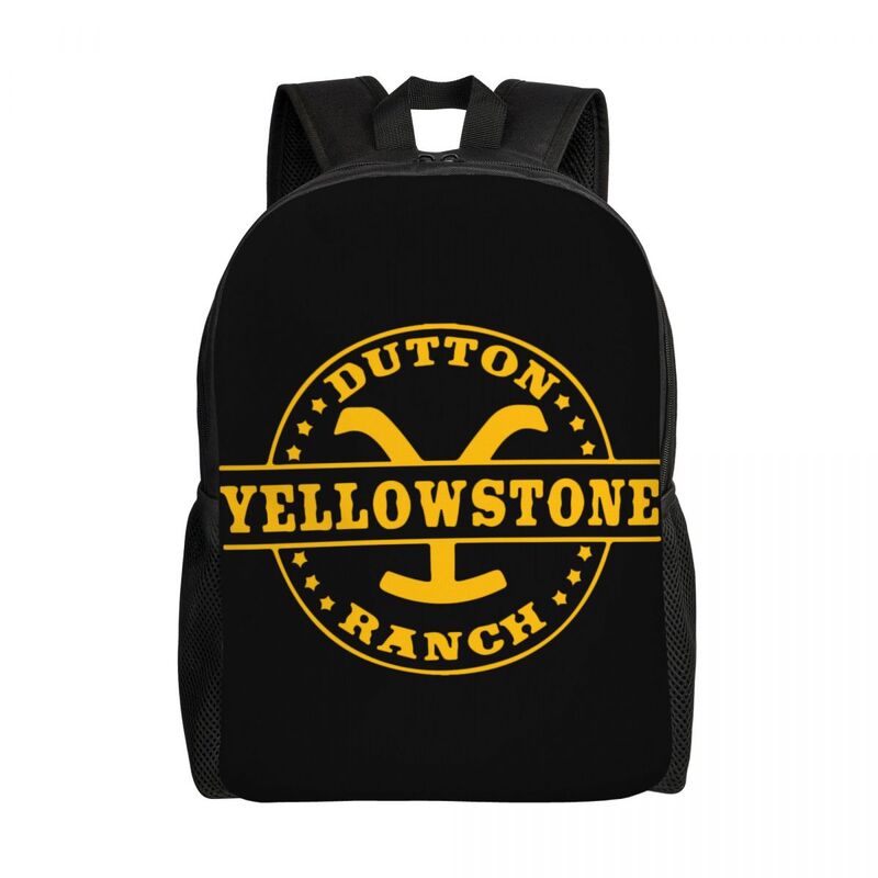 Yellowstone Dutton Ranch Backpack for Women Men Water Resistant College School Bag Printing Bookbags Large Capacity Backpack