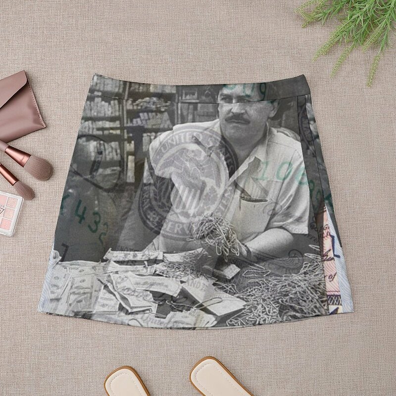 Pablo Escobar-minifalda de goma para mujer, falda coreana, Verano