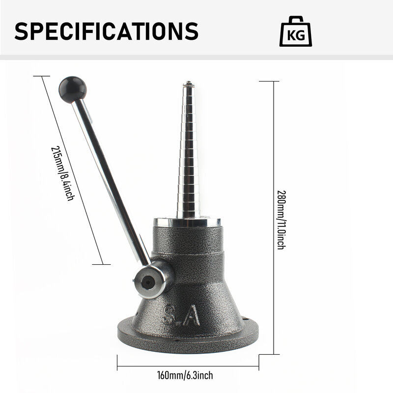 Инструмент для расширения ювелирных изделий, увеличитель размера колец, регулирующая машина, простой инструмент для ювелирных изделий, диаметр 13,5 мм-26,5 мм