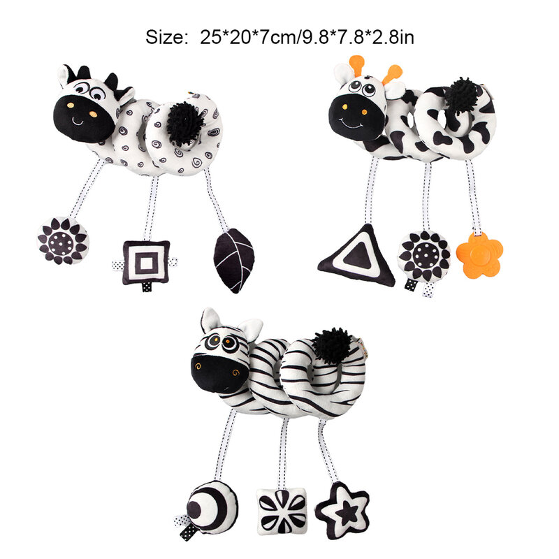 Cute Animal Shape Hanging Toy Develop Baby Visual And Audio Ability Gift For Infants Best Gifts