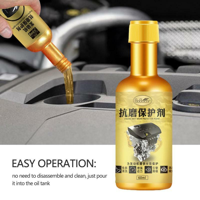 Automotive Engine Oil Additive 60ml Noise Reduction Car Engine Protection Agent Car Care Engine Oil For Engine Restoration
