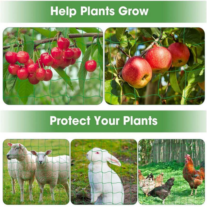 Red de enrejado para plantas trepadoras, red resistente para plantas trepadoras, enrejado de pepino, soporte Flexible para plantas, malla para cultivo
