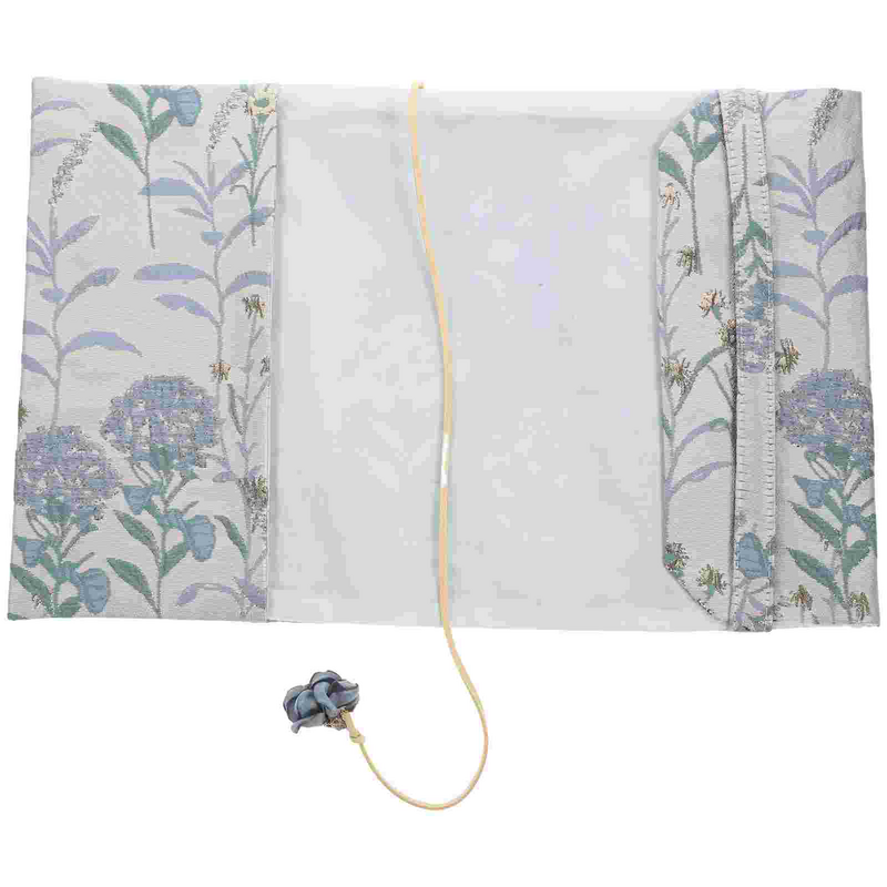 Защитные чехлы для скрапбукинга, моющиеся декоративные тканевые Чехлы для книг с цветочным рисунком, дорожные рукава на молнии