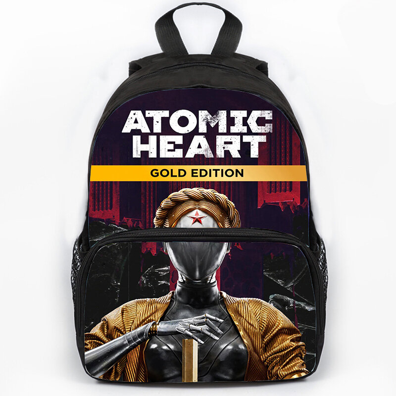 Atomic Heart Game 3D Printed Backpacks School Bags Boys Girls Children Backpack Anime Bookbag Teenage Students Large Schoolbag