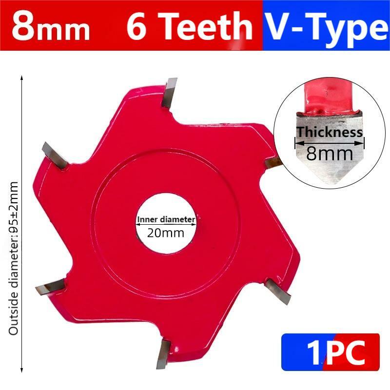 V-type Aluminum-plastic Plate 90° Folded Right-angle Cutting Blade, Round Bottom Forming Knife, Milling Cutter,woodworking Tools