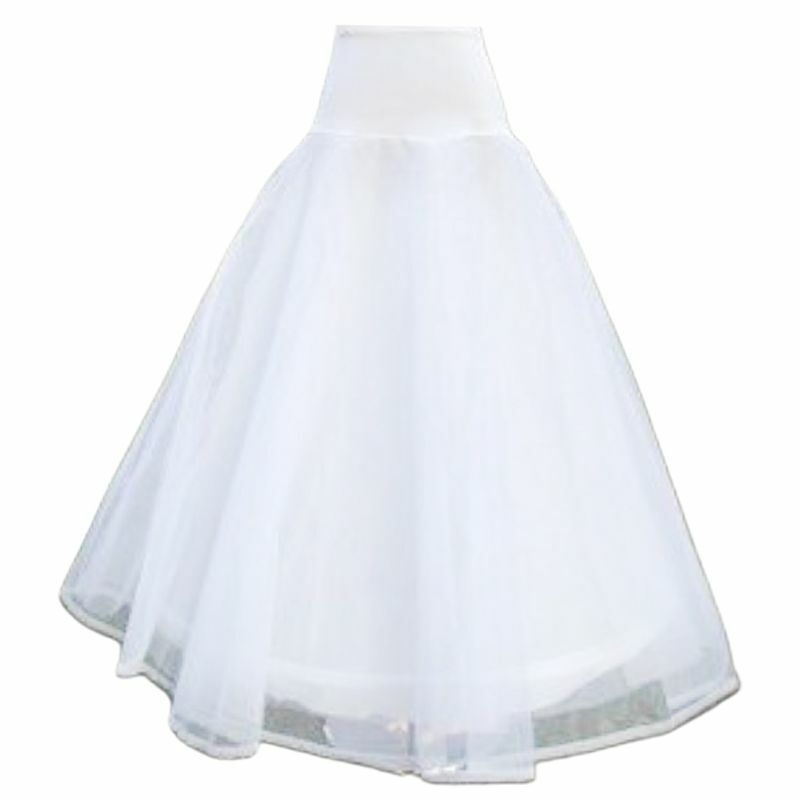 Женская трапециевидная юбка-годе с 1 кольцом, длинная многослойная бальная юбка-комбинация для невесты, фатиновая кринолиновая Нижняя юбка для свадьбы
