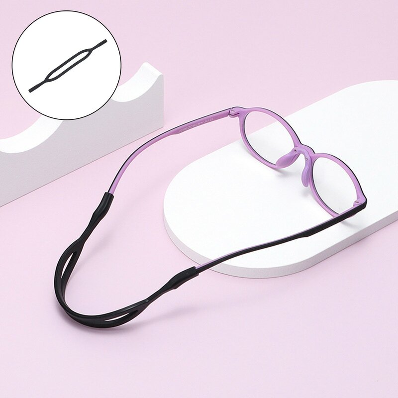 نظارات شمسية سيليكون مع حزام سيليكون قابل للتعديل للأطفال ، عصابة رأس مريحة ، تناسب آمن