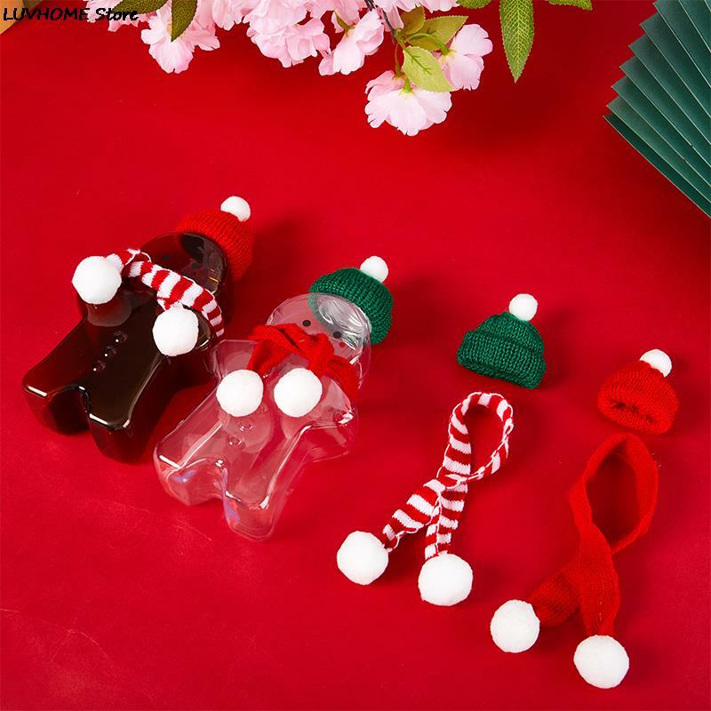 Bonhomme en pain d'épice créatif en forme d'ours mignon, tasse à clicks en plastique, décorations de Noël, cadeau de Noël, jouets pour enfants, 2022