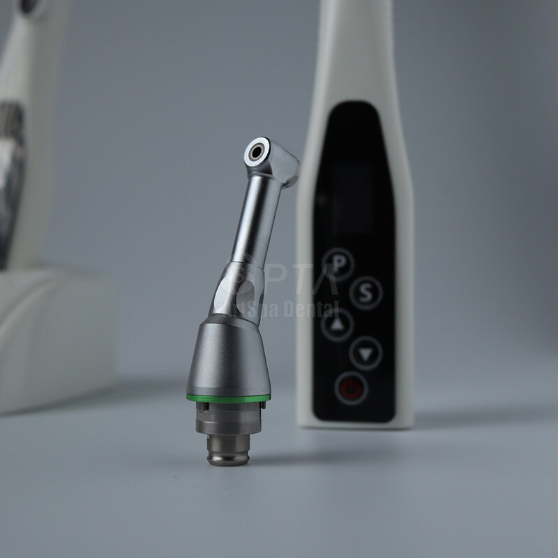 SPTA Endo Motor gigi tanpa kabel, 16:1 sudut kontra dengan kepala pengurangan kecepatan rendah alat genggam perawatan Endodoncia