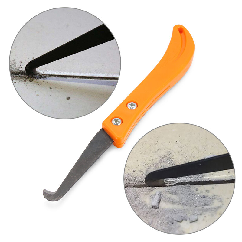 Профессиональный крюк для зазора для керамической плитки, инструмент для ремонта плитки, старая раствор для очистки, удаления пыли, ручные инструменты для стальной конструкции