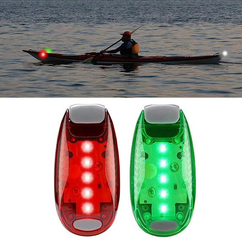 Luces LED de navegación para barco, marcador lateral rojo y verde, lámpara de señal para barco marino, yate, lancha motora, carrera nocturna, pesca, 2/4 piezas