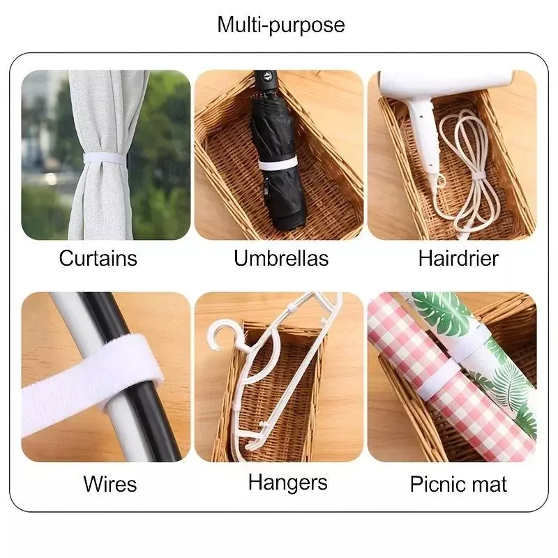 5m Cable Order Reusable Cable Organizer Desk Wire Winder Cable Tie Organizer Data Line Protection Storage Gadget