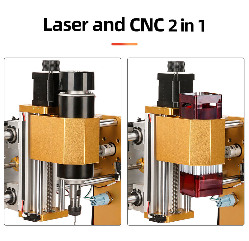 CNC 3018 PRO MAX Madeira CNC Router, todo o Metal Frame Fresagem Máquina De Corte, GRBL Máquina De Gravura Do Laser para MDF Acrílico PCB, 500W