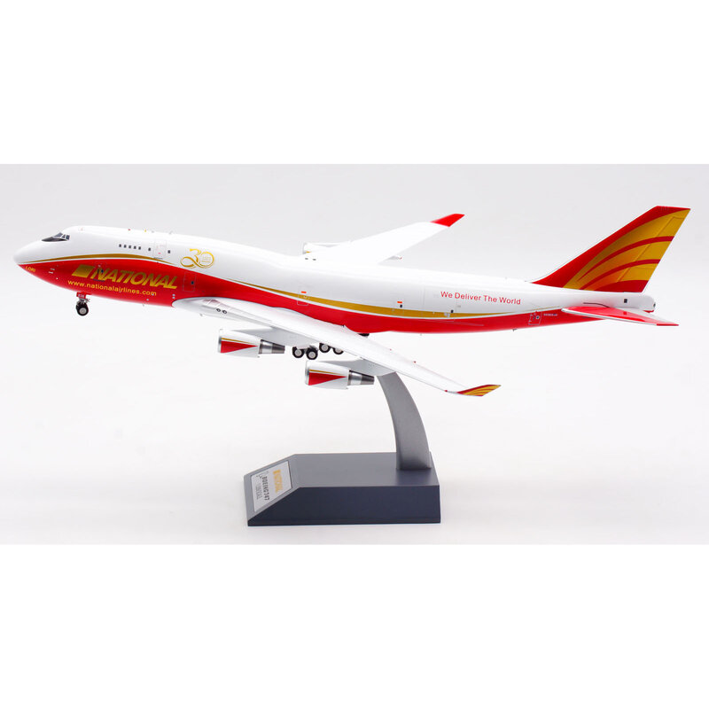 Коллекционный самолет IF744N80522 из сплава, подарок, летательный аппарат, масштаб 1:200, авиакомпании National Airlines, модель N936CA