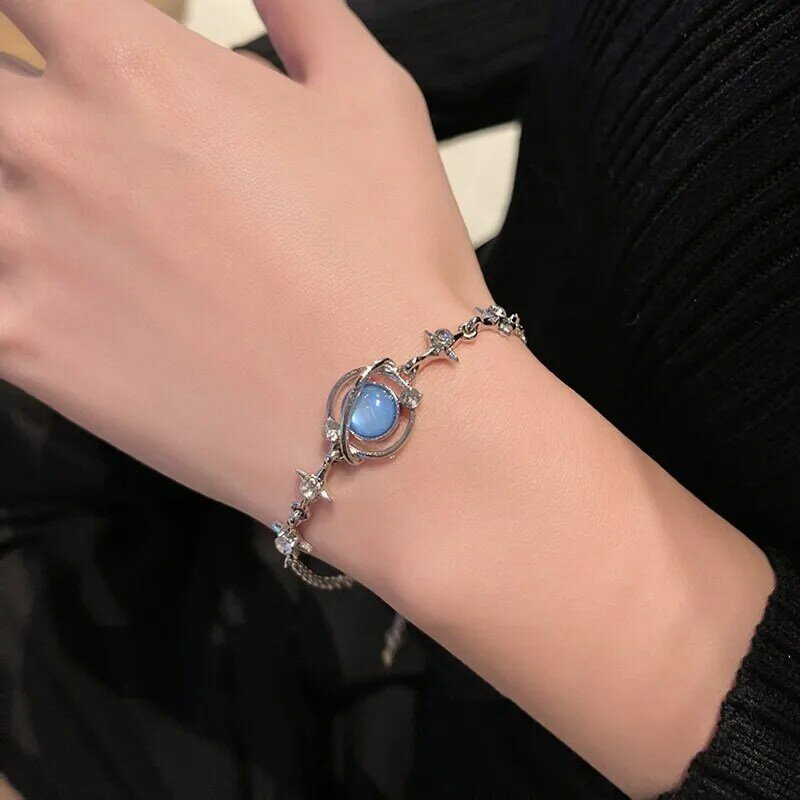 Y 2K Zirkoon Ins Armbanden Voor Vrouwen Koreaanse Mode Lieve Meisjes Sprankelend Holle Hart Delicate Ketting Armband Feest Sieraden Geschenken