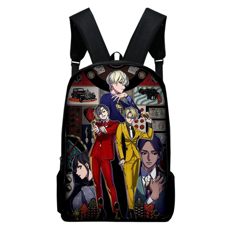 2023 HIGH CARD Anime Backpack School Bag Adult Kids Bags Unisex Backpack Daypack Harajuku Bags