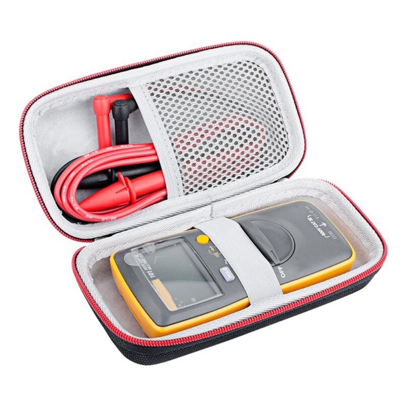 for FlukeF101 F106 F107 Carrying Case Bag Multimeter Double Zipper Storage Bag Drop shipping