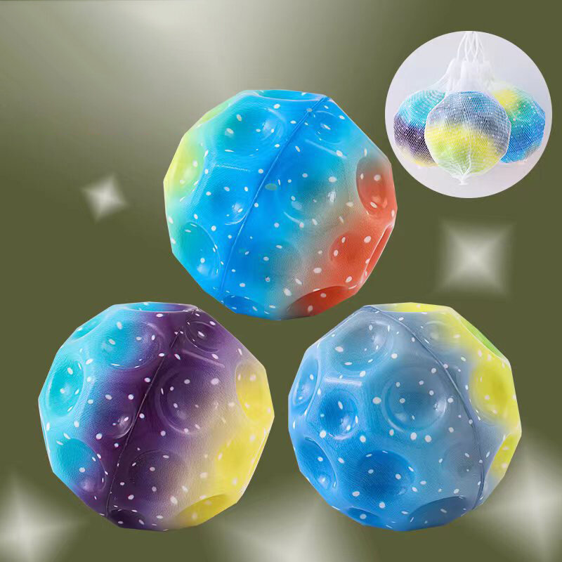 Ekstremalnie wysokiej piłka kauczukowa kosmiczna piłka dla dzieci zabawki porowata kula interaktywna zabawka antystresowa