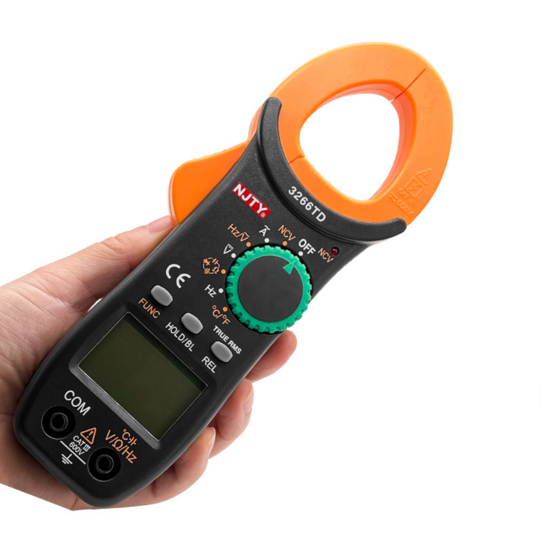 Anti Burn 400A 3266TD Multifunctional Precision AC and DC Clamp Meters Multimeter Ammeter Current Voltage Resistance Tester