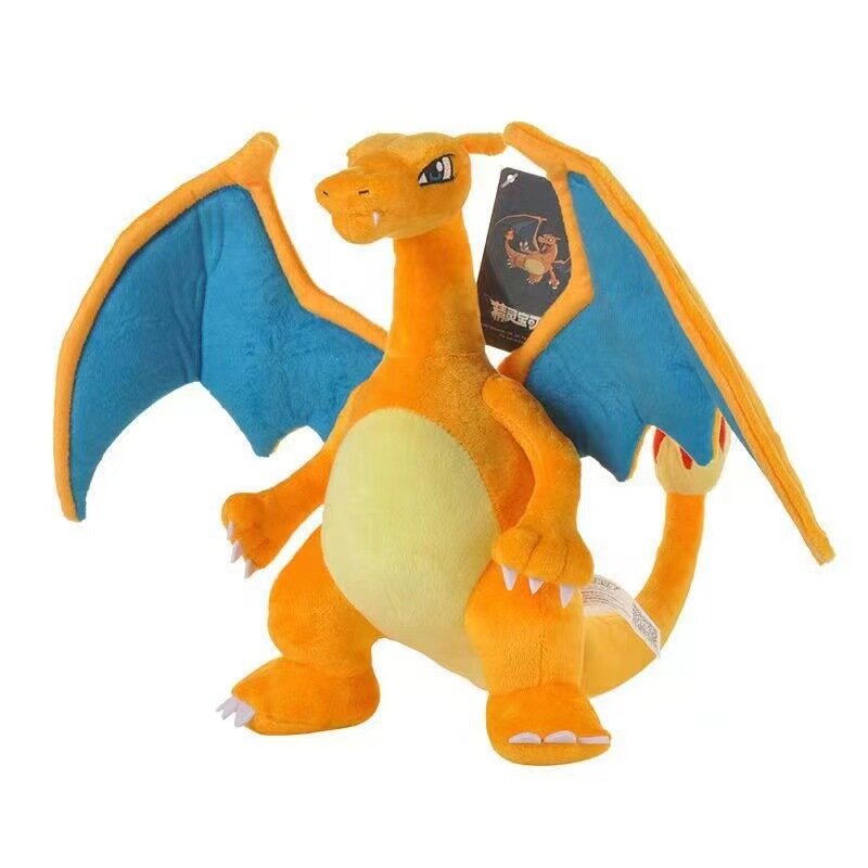 Charizard-Peluche de Pokémon de 25CM, muñeco de Peluche suave de Anime, dragón tipo fuego, regalo