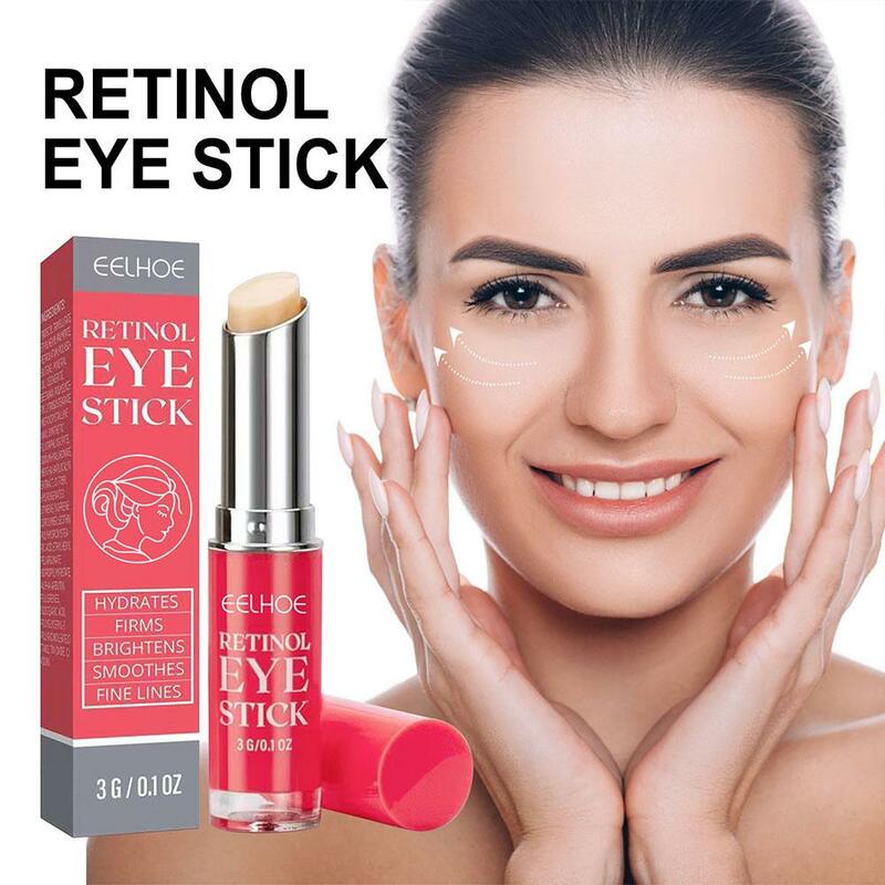 Retinol Eye Cream Stick Anti-aging Moisturizing Puffiness Black And Circles Fade Fine Line Skin Care Stick Anti Wrinkle Firming